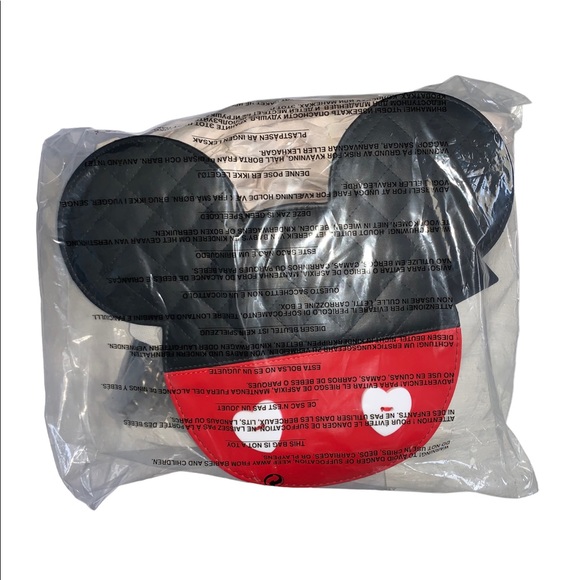 VALENTINES DISNEY MICKEY AND MINNIE REVERSIBLE CROSSBODY BAG LOUNGEFLY - Picture 7 of 8